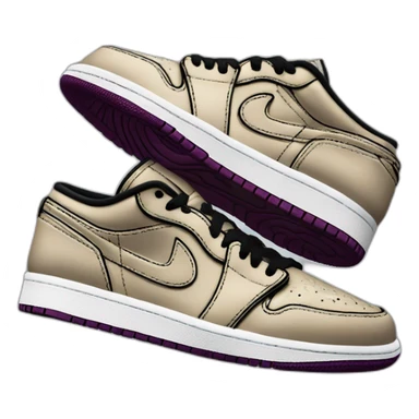 air jordan 1 low voodoo sticker