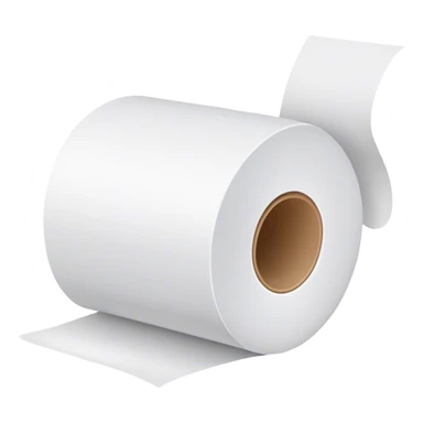 toilet paper roll sticker