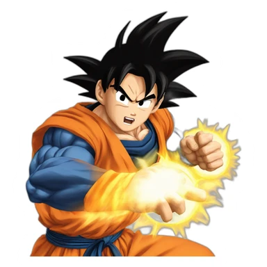 goku kamehameha sticker