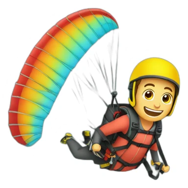 Parapente sticker