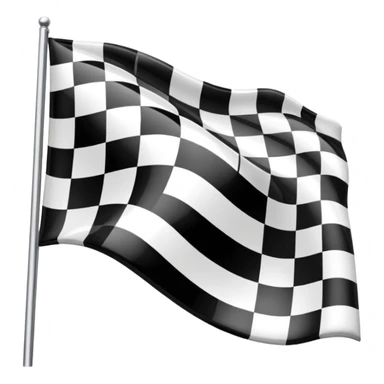 sorayama Chequered flag sticker