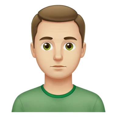 polish man in green shirt sticker