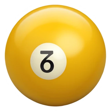 7 numbered billiard ball  sticker