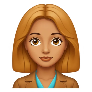 Retro 70s woman face sticker