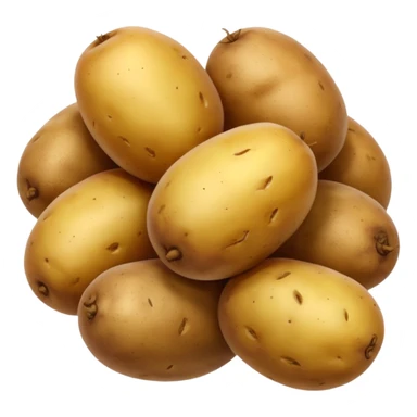 A potatoes swimming in potatoes sticker