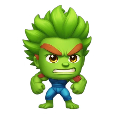 Blanka street fighter shopping sticker