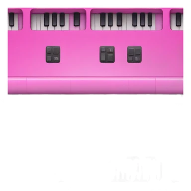 pink synthesizer  sticker