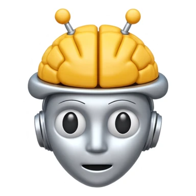 cerebro con interrogación sticker