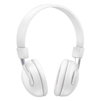 all white headphones with bows sticker