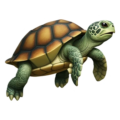 Turtle sticking its tongue out sticker