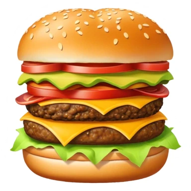 Avocado Bacon Cheeseburger  sticker