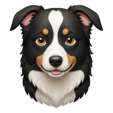 Border collie and lab mix. sticker