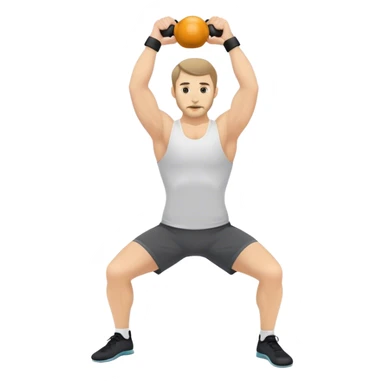 guy Kettlebell Exercises sticker