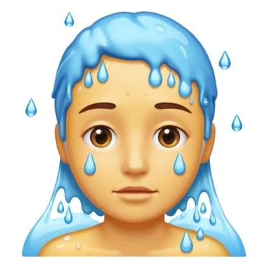 washing face sticker