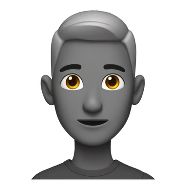 Grey elnatra emoji sticker