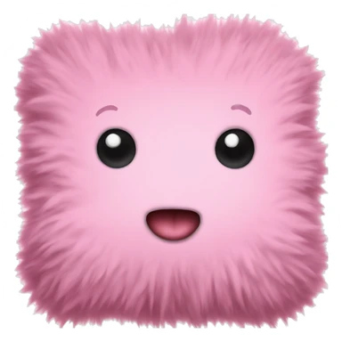 Fluffy pink pillows  sticker