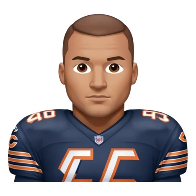 Brian Urlacher Chicago Bears sticker