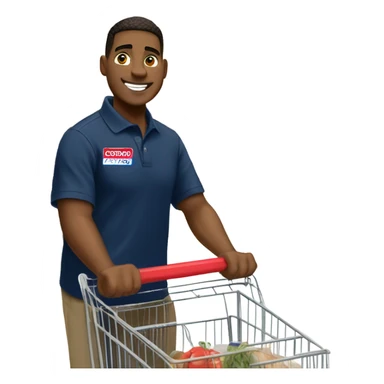 costco worker sticker