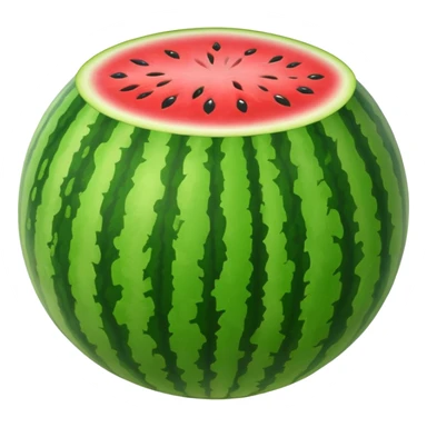 one watermelon sticker