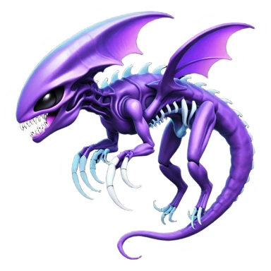 Abstract Venom-Xenomorph-Genesect-Lunala-ET-hybrid-fantasy-creature sticker
