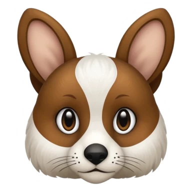 Un chien de chasse, elagneul breton assis  sticker