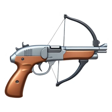 Gun with a bow sticker