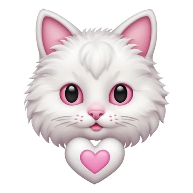 coeur et chats sticker