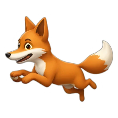 The quick brown fox jumps over the lazy dog sticker