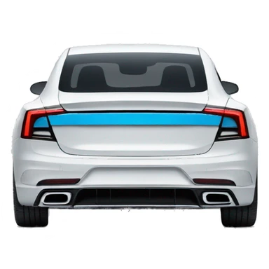 The car brand Polestar logo sticker