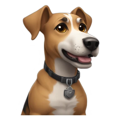 R6 dog sticker