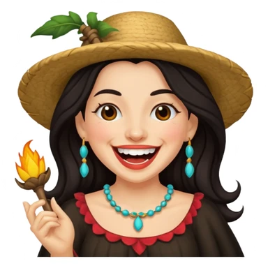 Bruja riendo  sticker