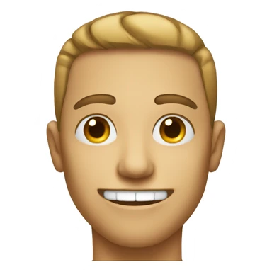 face with bags under the eyes smile sticker