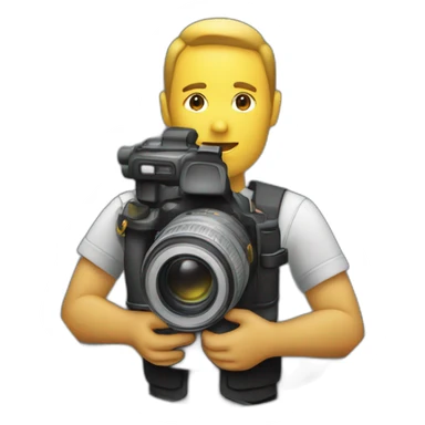 a photographer a the photographic chamber sticker