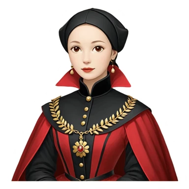 Человек с бледной кожей с красными глазами с чёрными волосами до ушей растрепанные sticker