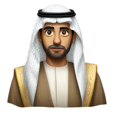 photorealistic  Faisal King of Saudi Arabia serious sticker