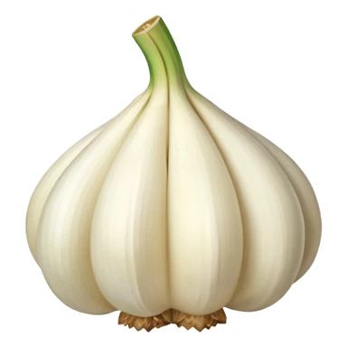 a clove of garlic sticker
