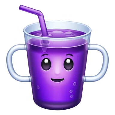 double cup with purple drink sticker