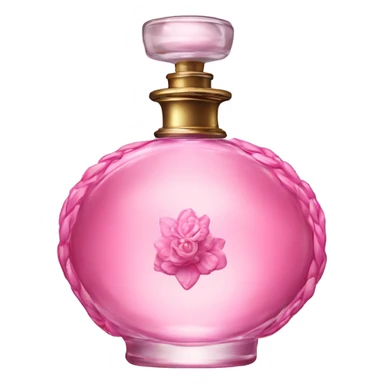 vintage perfume pink sticker