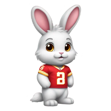 Kansas City chiefs bunny sticker
