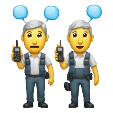 Walkie talkies sticker