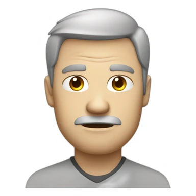 white-man-hr-manager-crossed-arms-angry profile in profile sticker