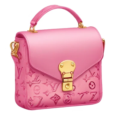 Pink Louis Vuitton crossbody  sticker