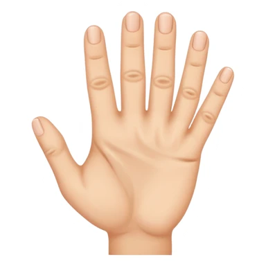 Une main avec 5 doigts et les deux doigts du milieu sont les seuls à ne pas être recourbés sticker