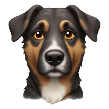 Brindle shepherd  sticker