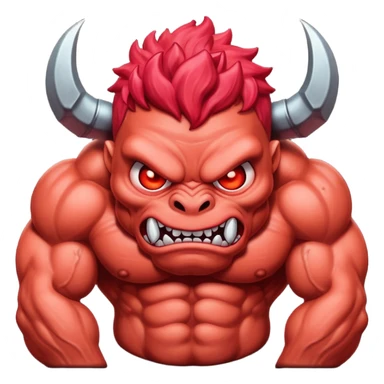 A monster that could destroy 1000 universe in 1 second and very buff  sticker