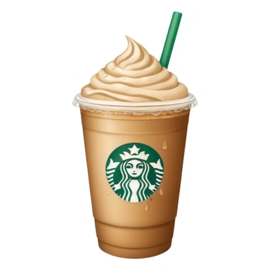 Cold latte Starbucks  sticker