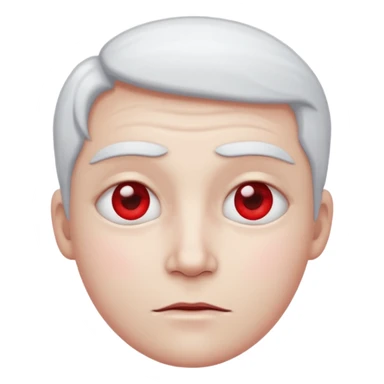 Crea un emoji kn la vibra de un drogado haz la wuea k te pido ph wn oe la cara normal noma blanca kn los ojos rojos y k estén hachicados igual k los chinos  sticker