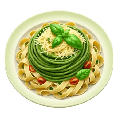 Pesto pasta sticker