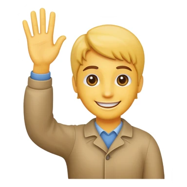 Saying hi but don’t wanna really say hi  sticker