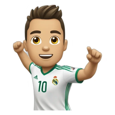 cristiano ronaldo goal celebration sticker
